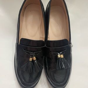 Princess Polly, Black loafer, Oxford loafer, size 10